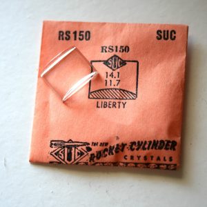 Verre montre SUC RS 150 - LIBERTY - 14,1x11,7 [NOS] (Watch crystal)