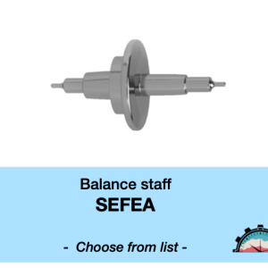 N°724 Axe de balancier - SEFEA - Menu déroulant [NOS] Balance staff
