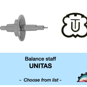 N°724 Axe de balancier - UNITAS - Menu déroulant [NOS] Balance staff