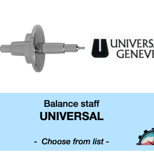 N°724 Axe de balancier - UNIVERSAL GENÈVE - Menu déroulant [NOS] Balance staff