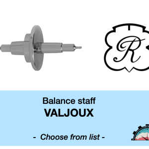 N°724 Axe de balancier - VALJOUX - Menu déroulant [NOS] Balance staff