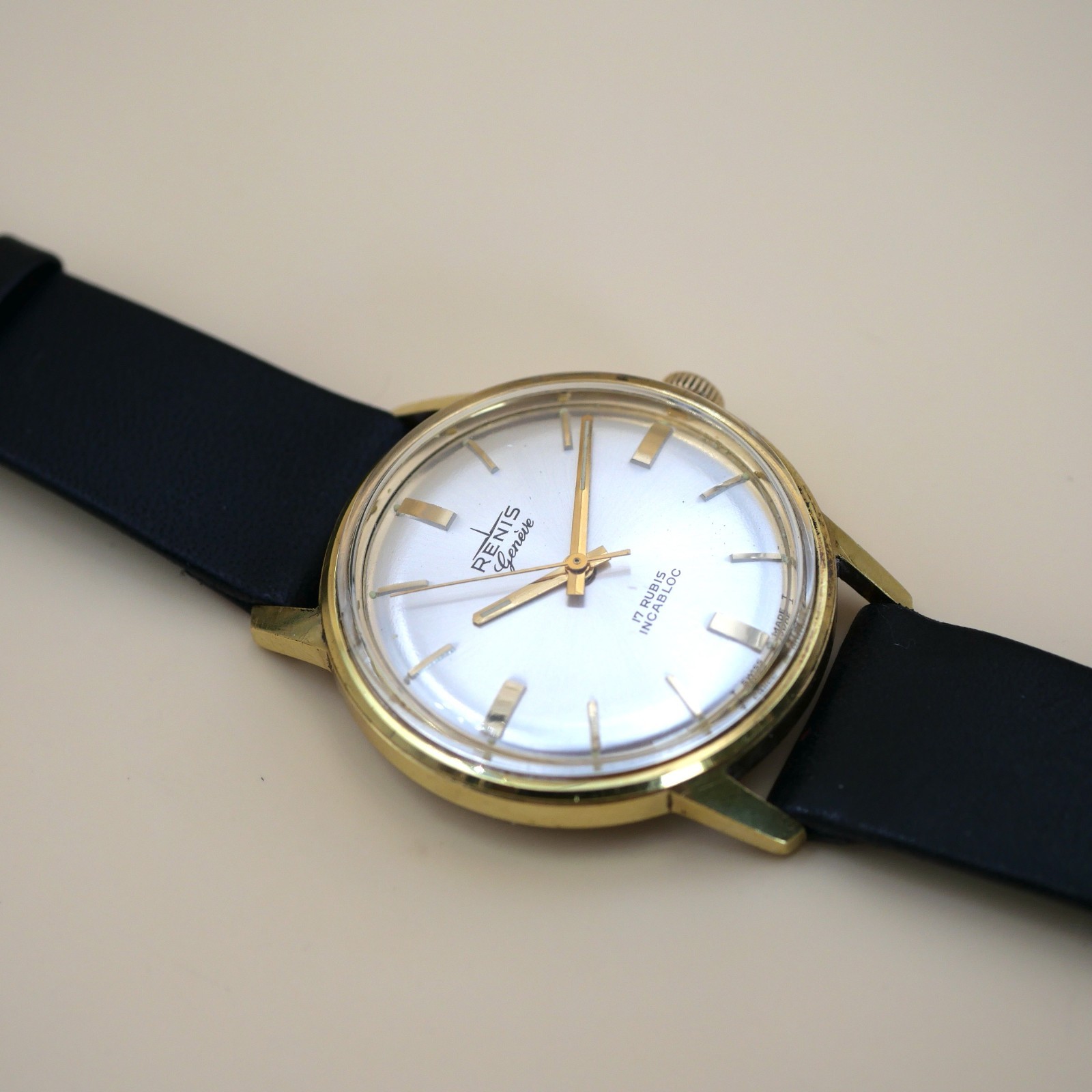 Montre RENIS Genève mécanique Vintage - ST 96 Incabloc - Révisée – Image 2