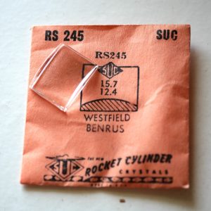 Verre montre SUC RS 245 - WESTFIELD BENRUS - 15,7x12,4 [NOS] (Watch crystal)