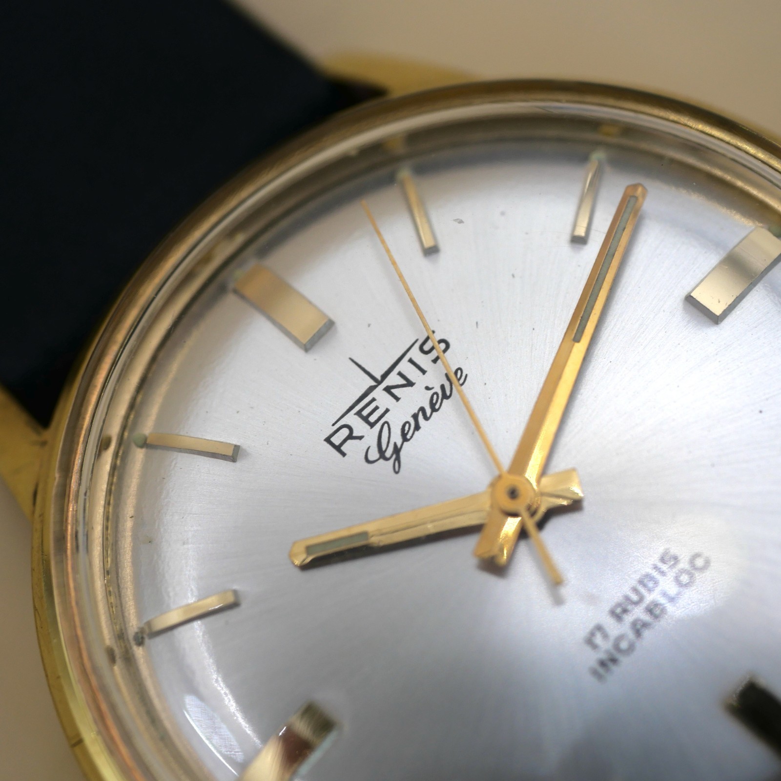 Montre RENIS Genève mécanique Vintage - ST 96 Incabloc - Révisée – Image 3