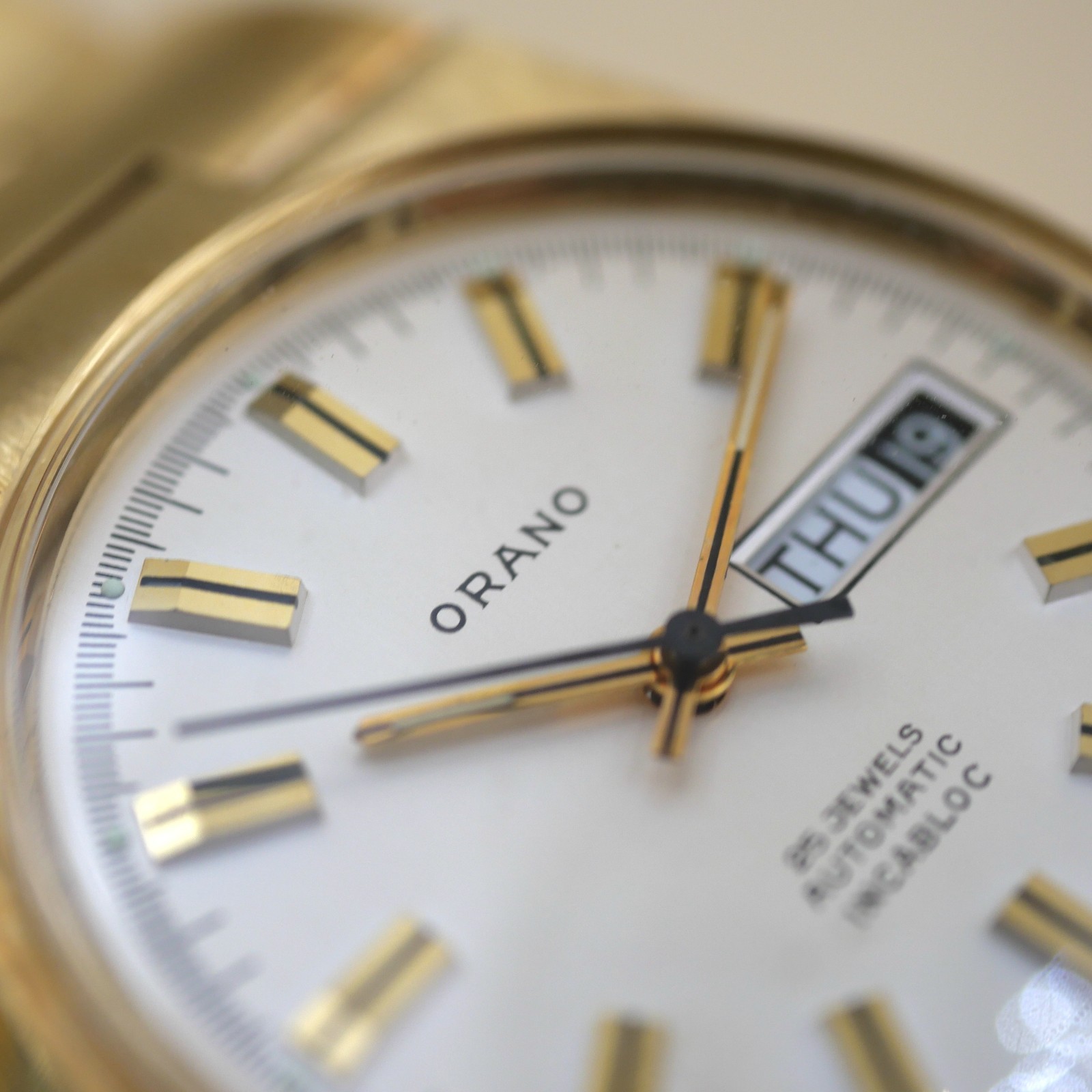 Montre ORANO automatic Incabloc Vintage - Cal. ETA 2789-1 - New old stock – Image 5