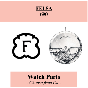 Pièce de montre Felsa 690 - Liste déroulante [NOS] Watch parts