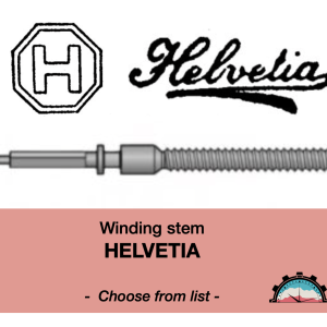N°401 Tige de remontoir Helvetia - Menu déroulant [NOS] Winding Stem