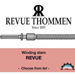 N°401 Tige de remontoir Revue - Menu déroulant [NOS] Winding Stem