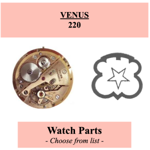 Pièces de montre VENUS 220 – Liste déroulante [NOS] Watch part