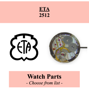 Pièce de montre EBEL 78 = ETA 2512 - Liste déroulante [NOS] Watch part