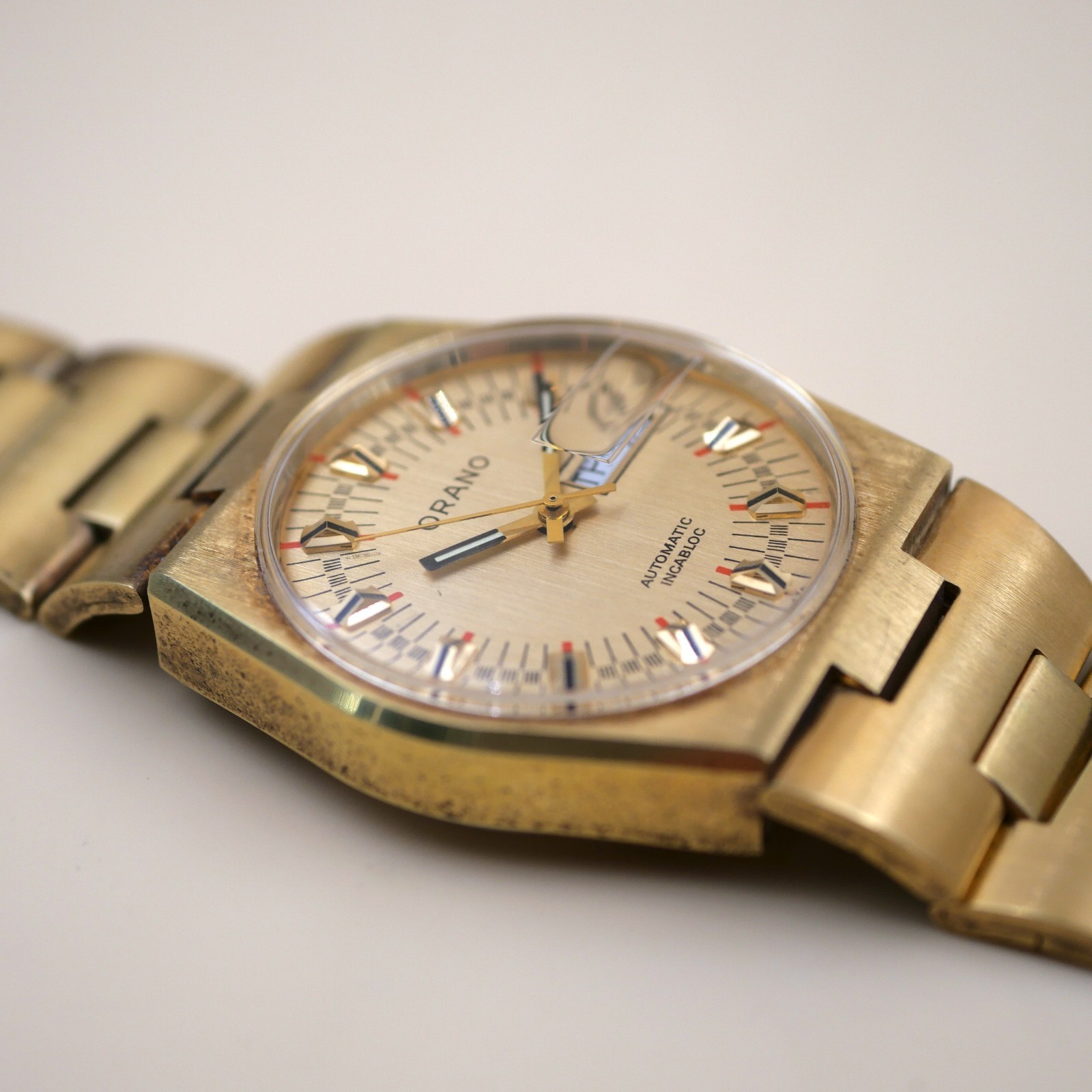 Montre ORANO automatic Incabloc Vintage - Cal. ETA 2789-1 - New old stock – Image 3