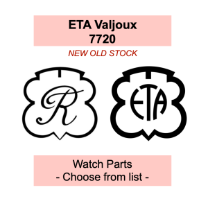 Pièce de montre ETA Valjoux 7720 - Liste déroulante [NOS] Watch part