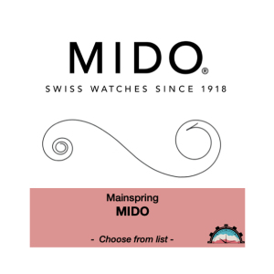 Ressort Barillet de Montre MIDO - CHOOSE FROM LIST - VIMETAL (Mainspring)