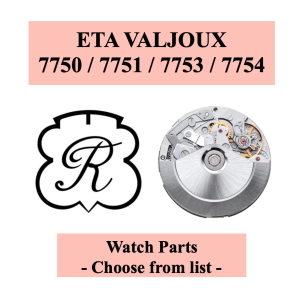 Pièce de montre Valjoux ETA 7750 7751 7753 7754 - Liste déroulante [NOS]