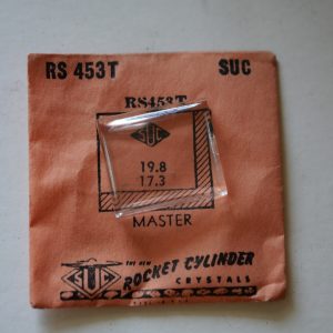 Verre montre SUC RS 453T - MASTER - 19,8x17,3 [NOS] (Watch crystal)