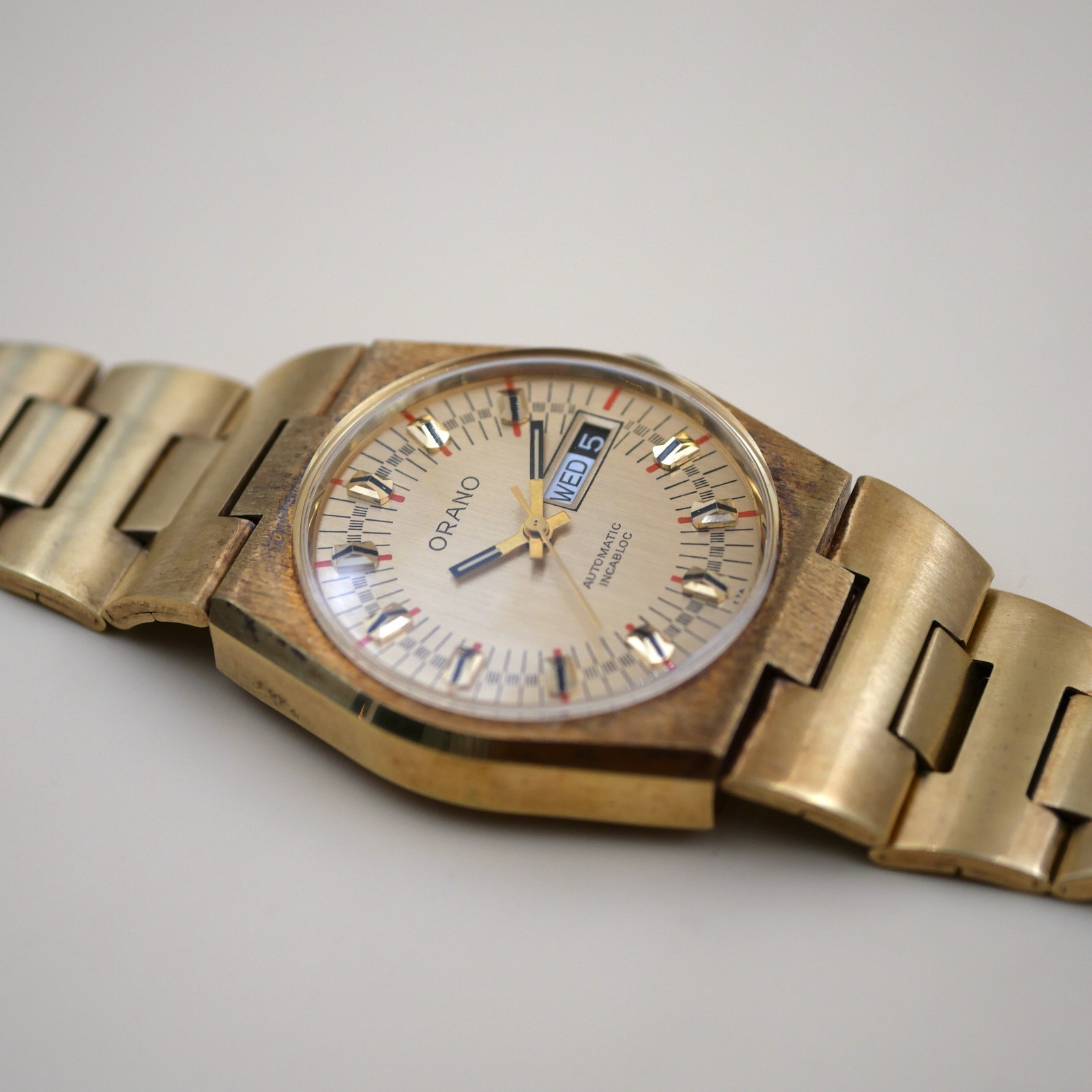 Montre ORANO automatic Incabloc Vintage - Cal. ETA 2789-1 - New old stock – Image 3