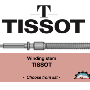 N°401 Tige de remontoir Tissot - Menu déroulant [NOS] Winding Stem