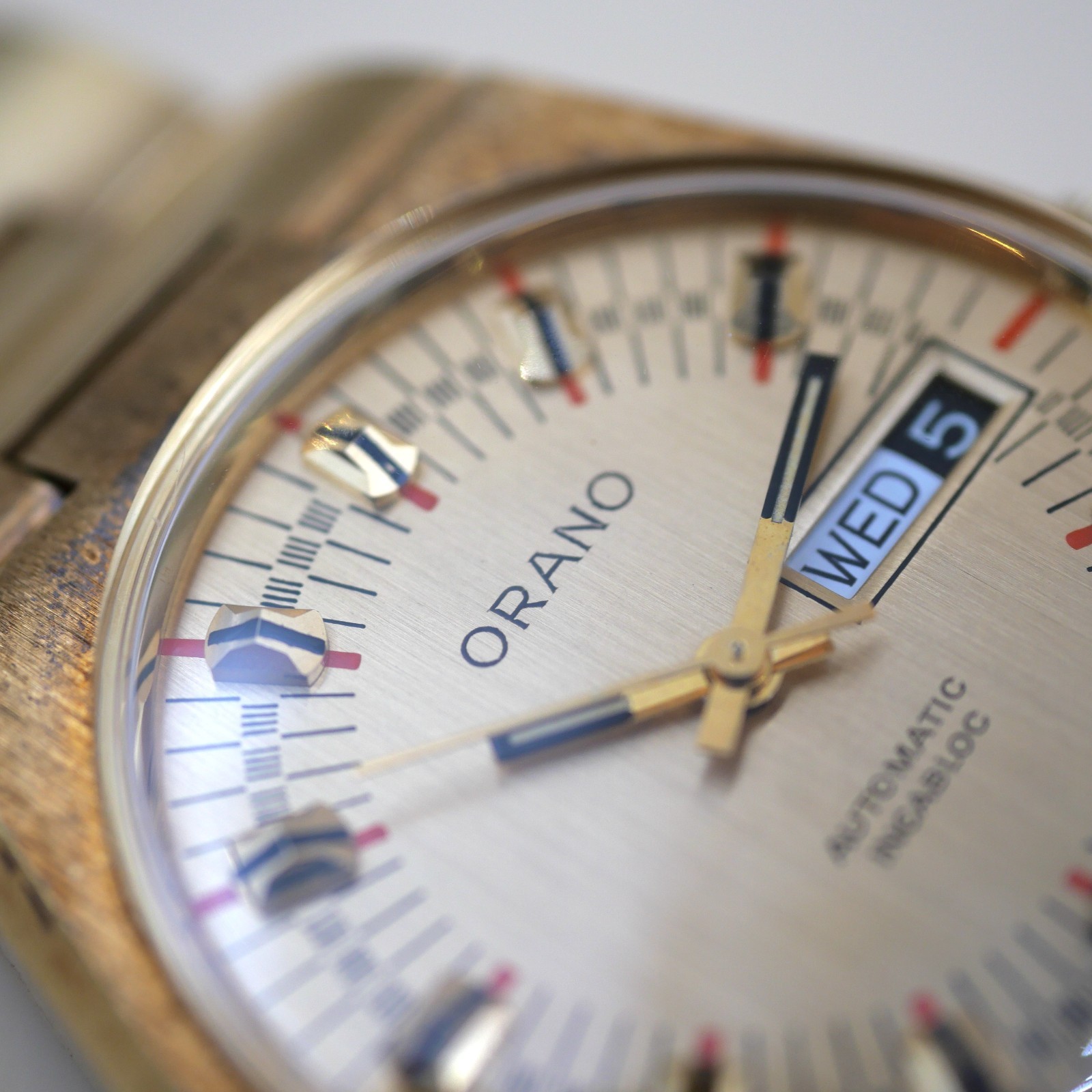 Montre ORANO automatic Incabloc Vintage - Cal. ETA 2789-1 - New old stock – Image 5