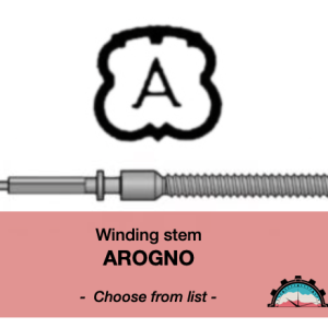 N°401 Tige de remontoir Arogno - Menu déroulant [NOS] Winding Stem