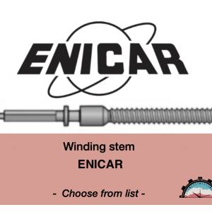 N°401 Tige de remontoir Enicar - Menu déroulant [NOS] Winding Stem
