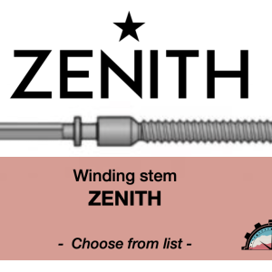 N°401 Tige de remontoir Zenith - Menu déroulant [NOS] Winding Stem