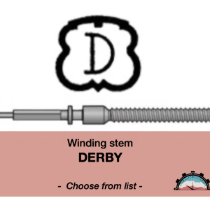 N°401 Tige de remontoir Derby - Menu déroulant [NOS] Winding Stem