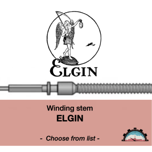 N°401 Tige de remontoir Elgin - Menu déroulant [NOS] Winding Stem