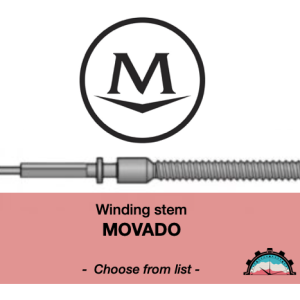 N°401 Tige de remontoir Movado - Menu déroulant [NOS] Winding Stem