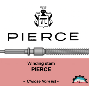 N°401 Tige de remontoir Pierce - Menu déroulant [NOS] Winding Stem