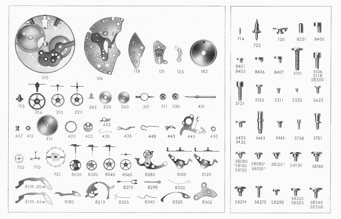 Pièce montre Landeron 48 - Liste déroulante - Watch part – Image 2