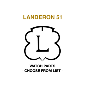 Pièce montre Landeron 51, 152 - Liste déroulante [NOS] Watch part