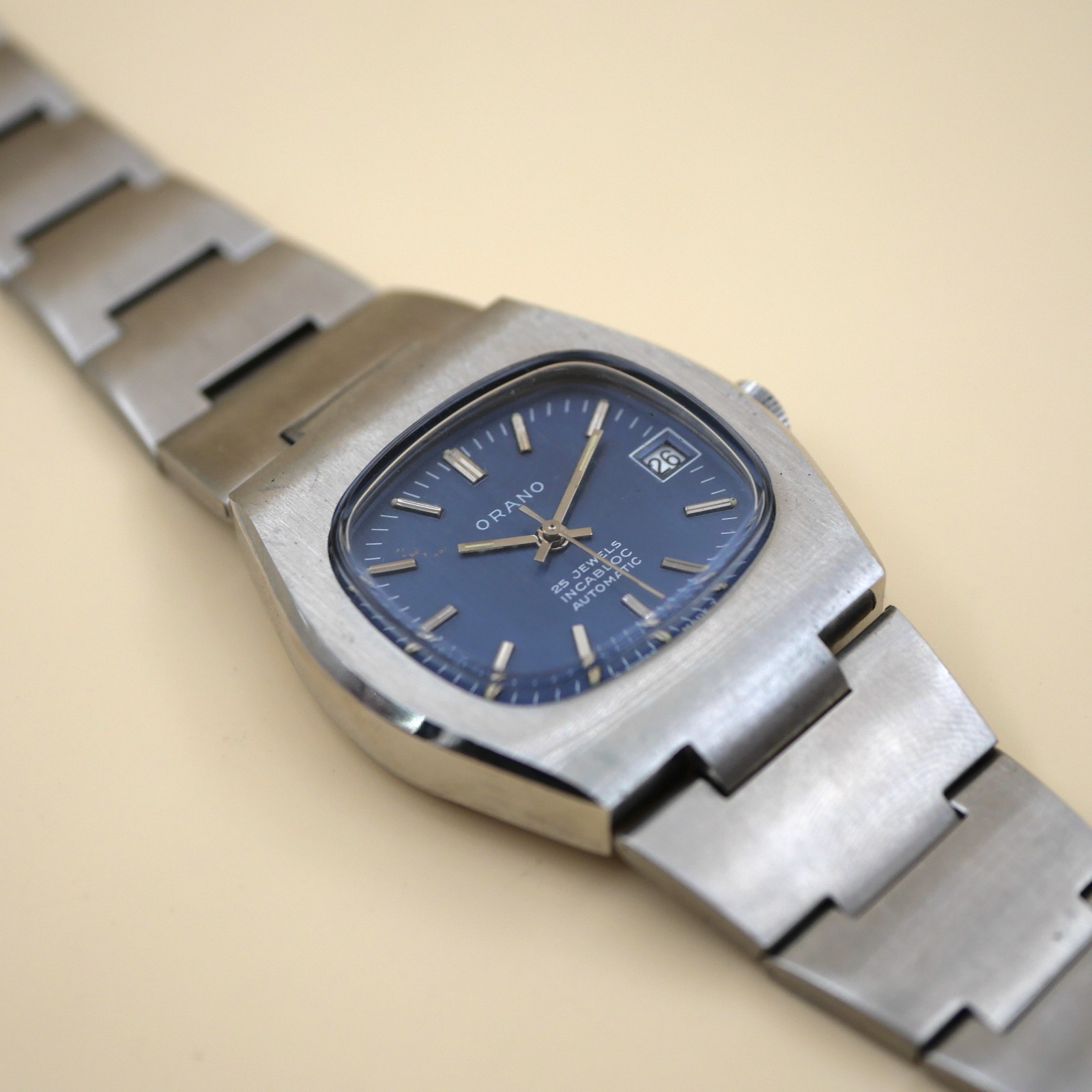 Montre ORANO automatic Incabloc Vintage - Cal. ETA 2783 - New old stock – Image 3
