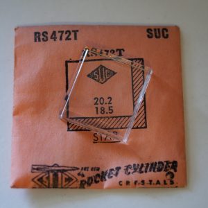 Verre montre SUC RS 472T - STAR - 20,2x18,5 [NOS] (Watch crystal)