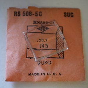 Verre montre SUC RS 508-5C - DURO - 20,7x19 [NOS] (Watch crystal)