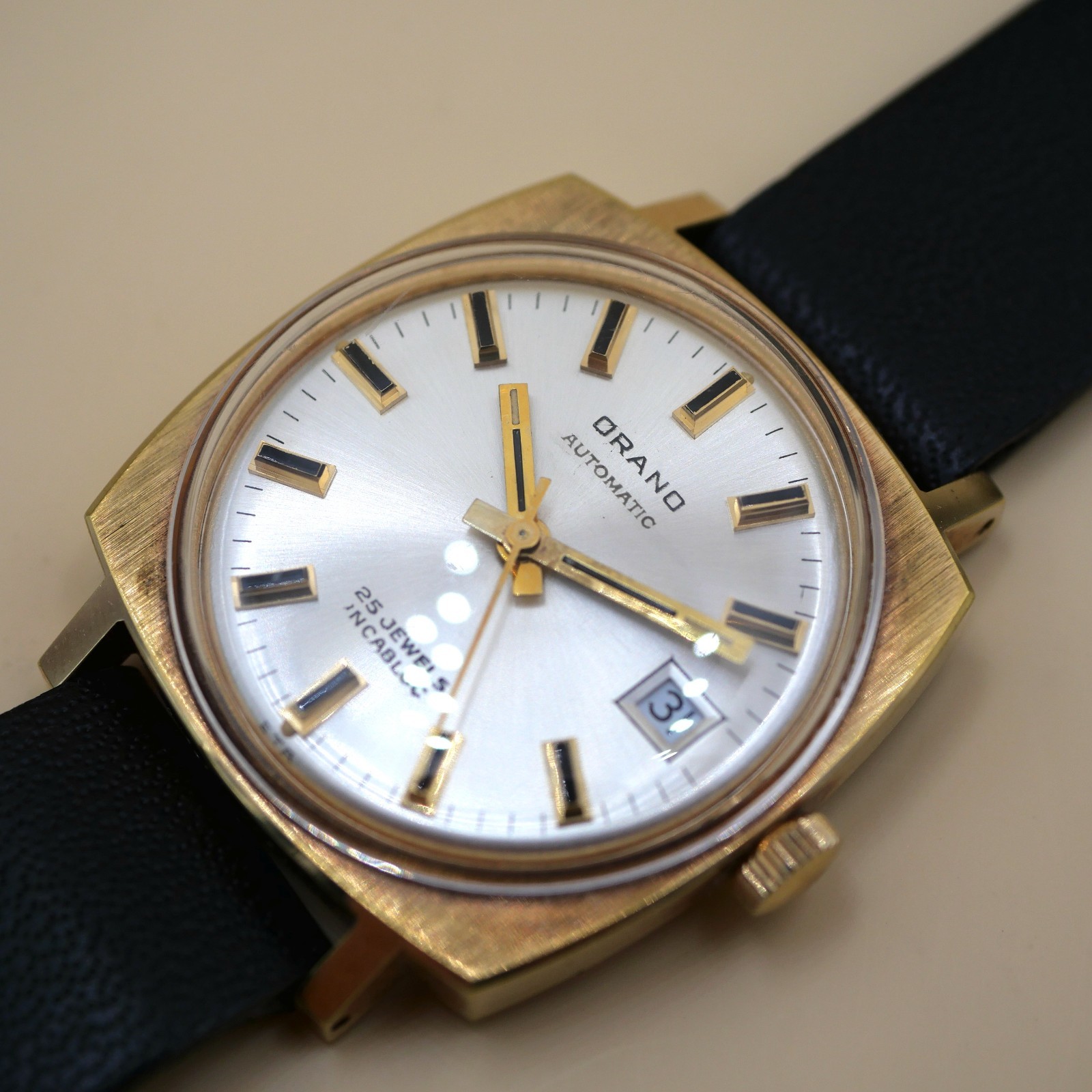 Montre ORANO automatic Incabloc Vintage - Cal. ETA 2783 - New old stock