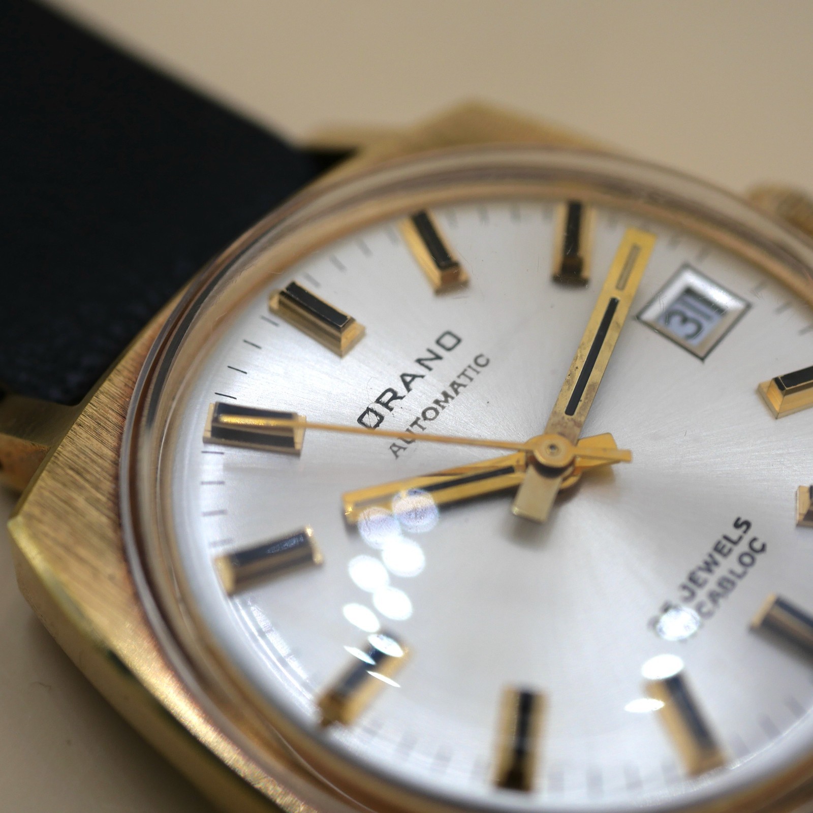 Montre ORANO automatic Incabloc Vintage - Cal. ETA 2783 - New old stock – Image 5