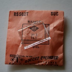 Verre montre SUC RS 562T - DIEL - 21,3x16,1 [NOS] (Watch crystal)