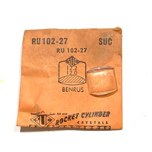 Verre montre SUC RU 102-27 - BENRUS - 12,2x12 [NOS] (Watch crystal)