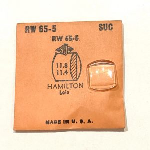 Verre montre SUC RW 65-5 - HAMILTON Lois - 11,8x11,4 [NOS] (Watch crystal)
