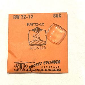 Verre montre SUC RW 72-12 - PIONEER - 12,9x12 [NOS] (Watch crystal)