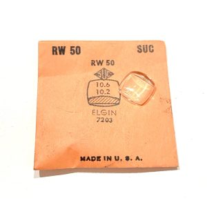 Verre montre SUC RW 50 - ELGIN 7203 - 10,6x10,2 [NOS] (Watch crystal)