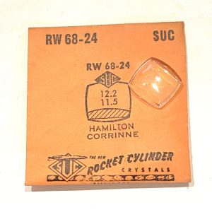 Verre montre SUC RW 68-24 - HAMILTON Corrine - 12,2x11,5 [NOS] (Watch crystal)