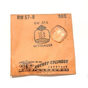 Verre montre SUC RW 57-8 - WITTNAUER - 10,6x10,5 [NOS] (Watch crystal)
