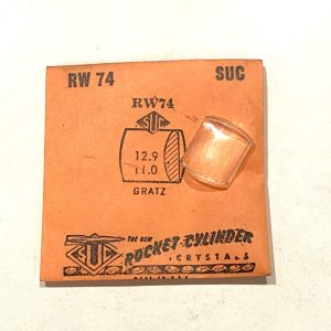 Verre montre SUC RW 74 - GRATZ - 12,9x11 [NOS] (Watch crystal)