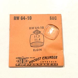 Verre montre SUC RW 64-10 - ELGIN - 11,7x11,4 [NOS] (Watch crystal)