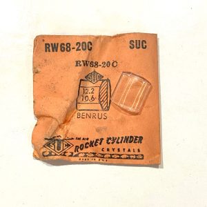 Verre montre SUC RW 68-20C - BENRUS 12,2x10,6 [NOS] (Watch crystal)