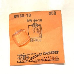 Verre montre SUC RW 66-10 - BENRUS - 11,9x11,8 [NOS] (Watch crystal)