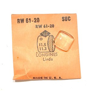 Verre montre SUC RW 61-20 - LONGINES Linda [NOS] (Watch crystal)