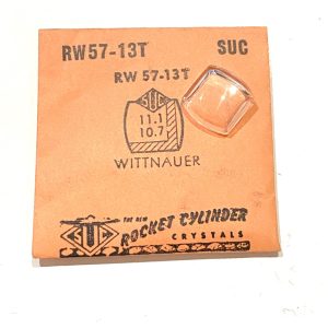 Verre montre SUC RW 57-13T - WITTNAUER - 11,1x10,7 [NOS] (Watch crystal)
