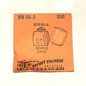 Verre montre SUC RW 66-8 - BENRUS Gratz - 11,9x11,1 [NOS] (Watch crystal)